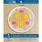 Leisure Arts Embroidery Kit 6" Spring Blooms - Embroidery Kit for Beginners and Adults, Cross Stitch Kits with Patterns, DIY Starter Set for Seasonal Craft Projects